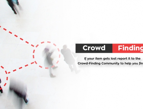 Crowd Finding: If your item gets lost report it to the Crowd-Finding Community to help you find it
